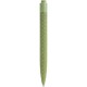 Penna a sfera in paglia di grano verde acido personalizzata B11133VA