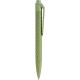 Penna a sfera in paglia di grano verde acido personalizzata B11133VA