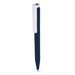 Penna a sfera in plastica abs riciclata blu navy personalizzata B11289NY