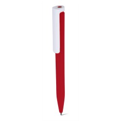Penna a sfera in plastica abs riciclata rossa personalizzata B11289R