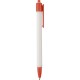 Penna a sfera in plastica arancione personalizzata B11026A