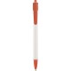 Penna a sfera in plastica arancione personalizzata B11026A