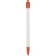 Penna a sfera in plastica arancione personalizzata B11026A