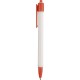 Penna a sfera in plastica arancione personalizzata B11026A