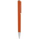 Penna a sfera in plastica arancione personalizzata B11036A