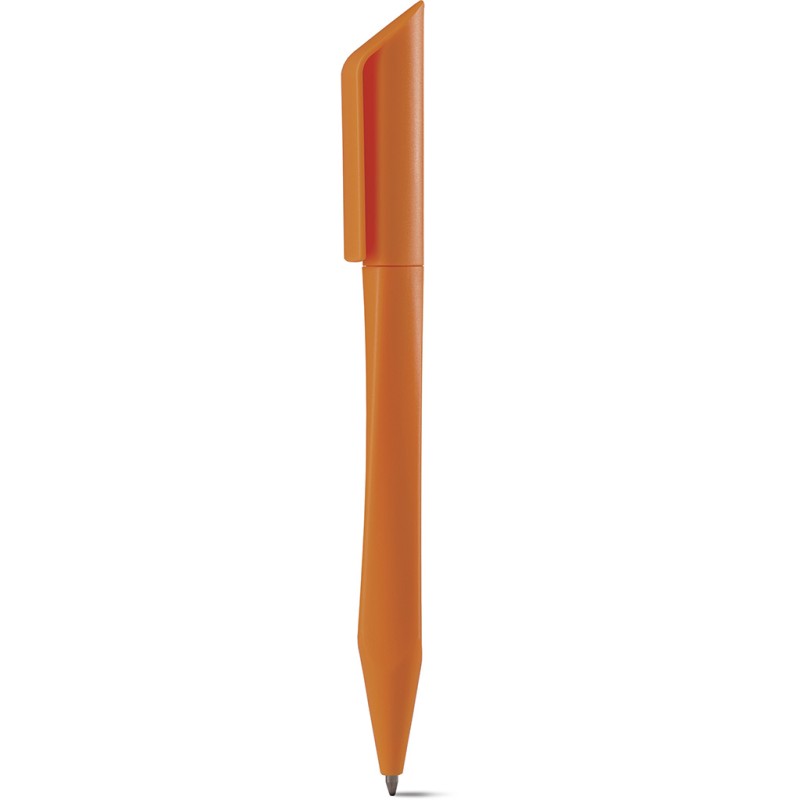 Penna a sfera in plastica arancione personalizzata B11122A