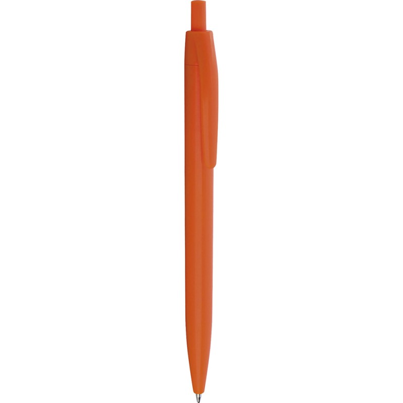 Penna a sfera in plastica arancione personalizzata B11171A