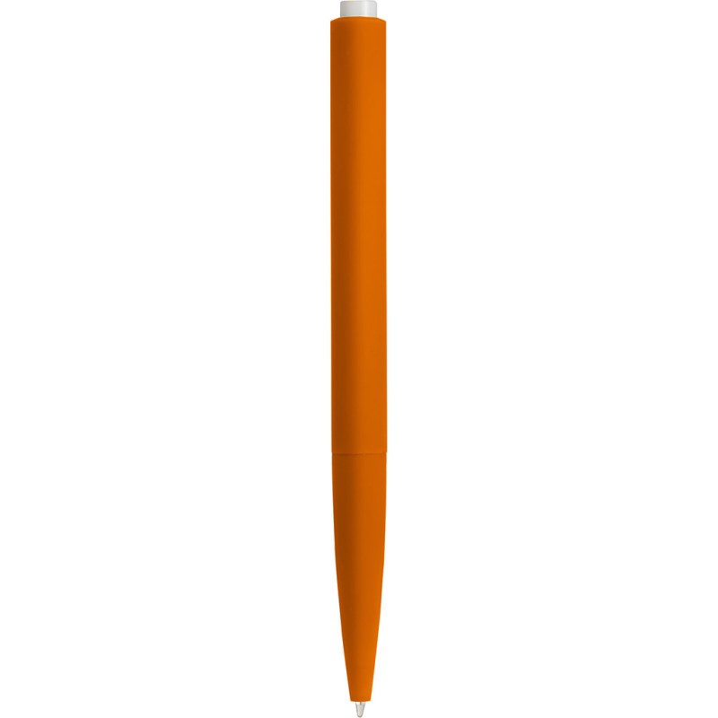Penna a sfera in plastica arancione personalizzata B11219A