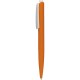 Penna a sfera in plastica arancione personalizzata B11219A