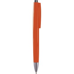 Penna a sfera in plastica arancione personalizzata B11233A