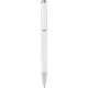 Penna a sfera in plastica bianca personalizzata B11036B