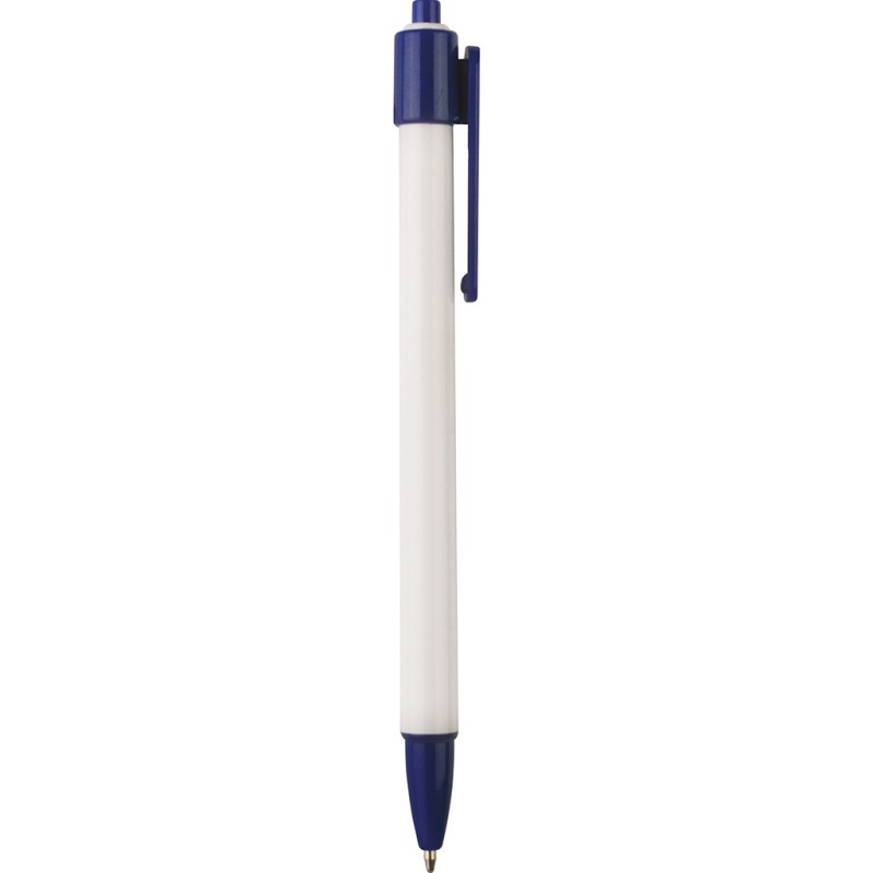 Penna a sfera in plastica blu royal personalizzata B11026BL
