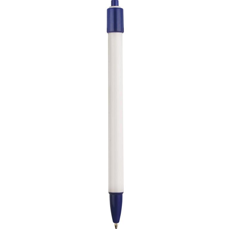 Penna a sfera in plastica blu royal personalizzata B11026BL
