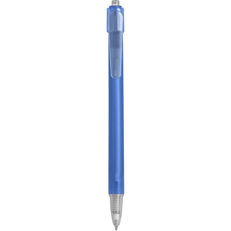 Penna a sfera in plastica blu royal personalizzata B11027BL