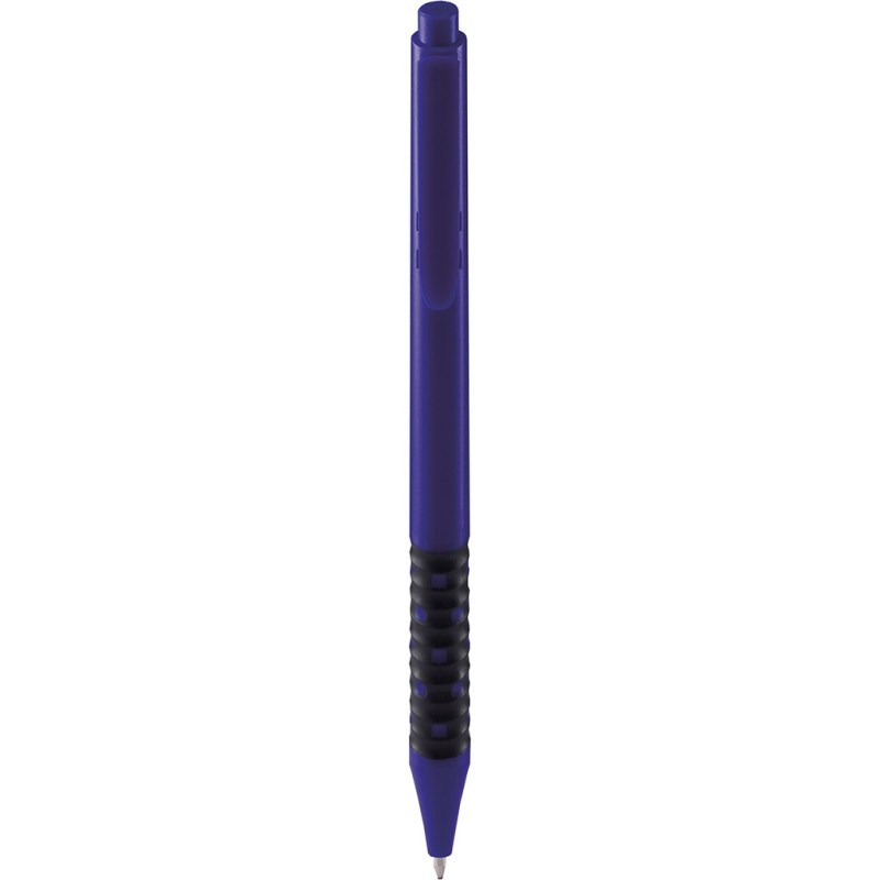 Penna a sfera in plastica blu royal personalizzata B11238BL