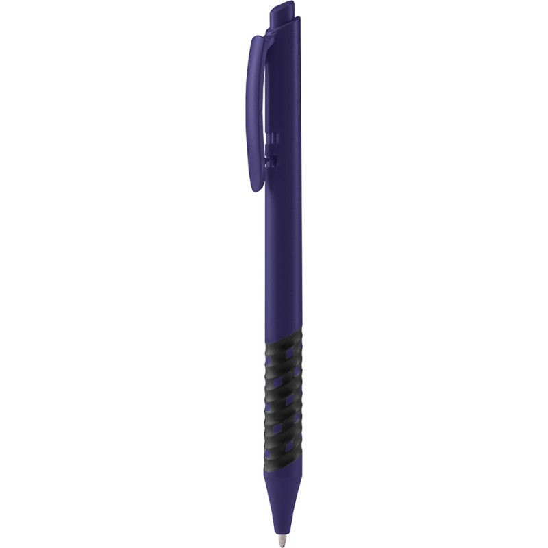 Penna a sfera in plastica blu royal personalizzata B11238BL