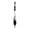 Penna a sfera  in plastica con lanyard nera personalizzata B11066N