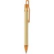 Penna a sfera in plastica e cartone arancione personalizzata B11113A