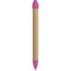 Penna a sfera in plastica e cartone riciclato rosa personalizzata B11070RS