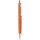 Penna a sfera in plastica e metallo arancione personalizzata B11008A