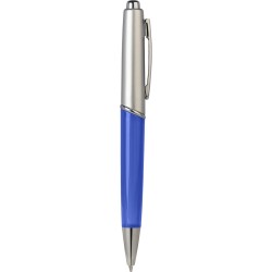 Penna a sfera in plastica e metallo blu royal personalizzata B11034BL