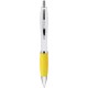 Penna a sfera in plastica e metallo gialla personalizzata B11006G