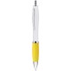 Penna a sfera in plastica e metallo gialla personalizzata B11006G