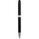 Penna a sfera in plastica e metallo nera personalizzata B11123N
