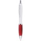 Penna a sfera in plastica e metallo rossa personalizzata B11006R