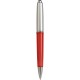 Penna a sfera in plastica e metallo rossa personalizzata B11034R