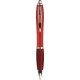 Penna a sfera in plastica e metallo rossa personalizzata B11067R