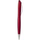 Penna a sfera in plastica e metallo rossa personalizzata B11074R
