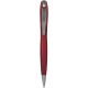 Penna a sfera in plastica e metallo rossa personalizzata B11074R