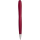 Penna a sfera in plastica e metallo rossa personalizzata B11074R
