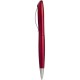 Penna a sfera in plastica e metallo rossa personalizzata B11074R