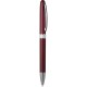 Penna a sfera in plastica e metallo rossa personalizzata B11123R