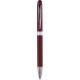 Penna a sfera in plastica e metallo rossa personalizzata B11123R