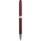 Penna a sfera in plastica e metallo rossa personalizzata B11123R