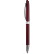Penna a sfera in plastica e metallo rossa personalizzata B11123R