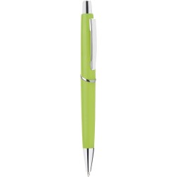 Penna a sfera in plastica e metallo verde acido personalizzata B11008VA