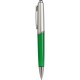 Penna a sfera in plastica e metallo verde personalizzata B11034V