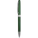 Penna a sfera in plastica e metallo verde personalizzata B11123V