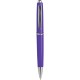 Penna a sfera in plastica e metallo viola personalizzata B11008VL