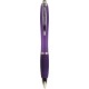 Penna a sfera in plastica e metallo viola personalizzata B11067VL