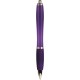 Penna a sfera in plastica e metallo viola personalizzata B11067VL