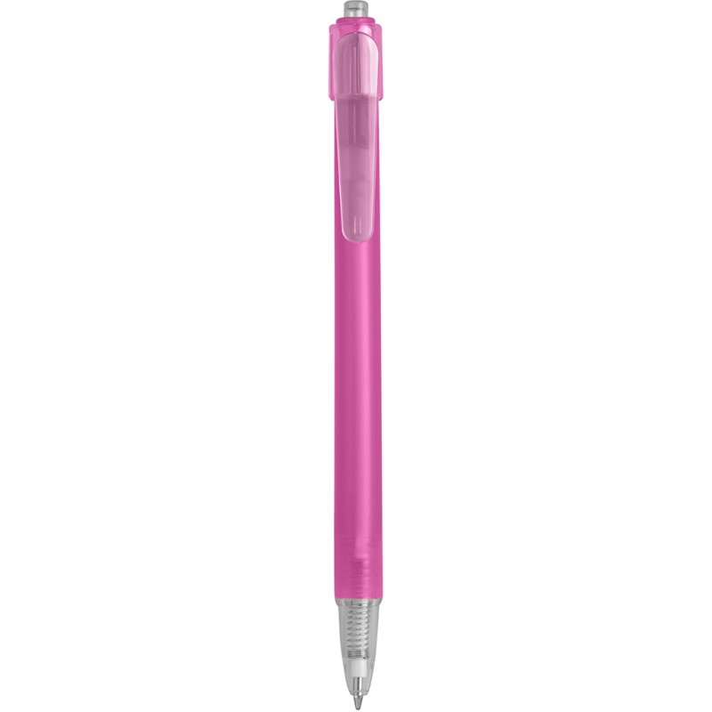 Penna a sfera in plastica fucsia personalizzata B11027FU