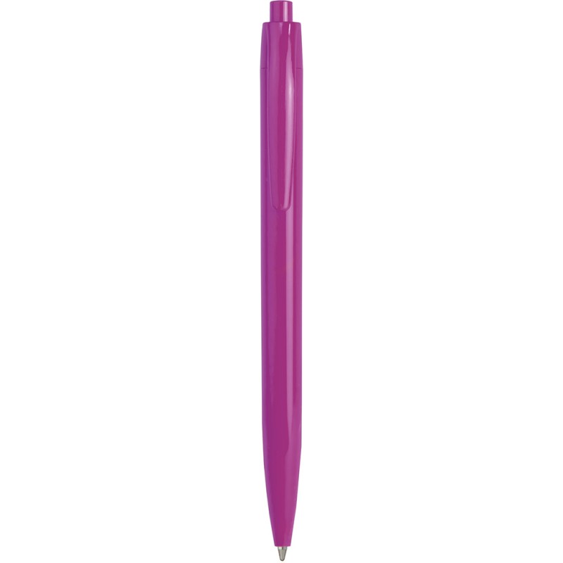 Penna a sfera in plastica fucsia personalizzata B11171FU