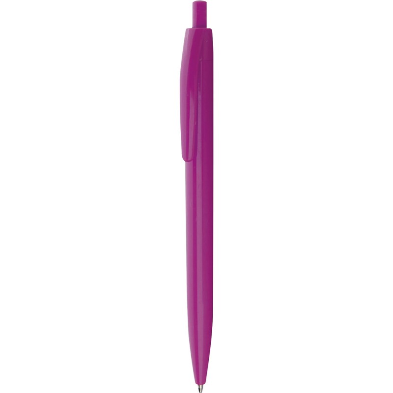 Penna a sfera in plastica fucsia personalizzata B11171FU