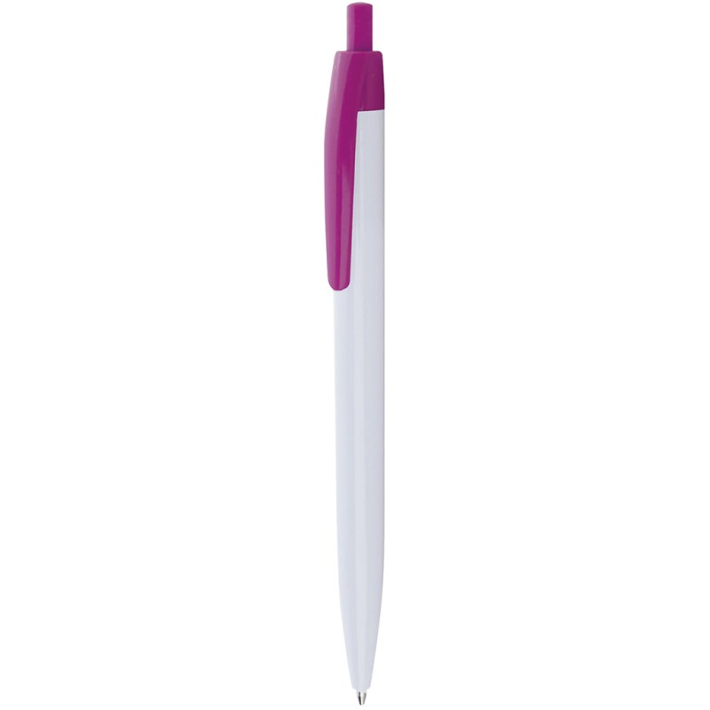 Penna a sfera in plastica fucsia personalizzata B11172FU