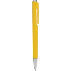 Penna a sfera in plastica gialla personalizzata B11036G